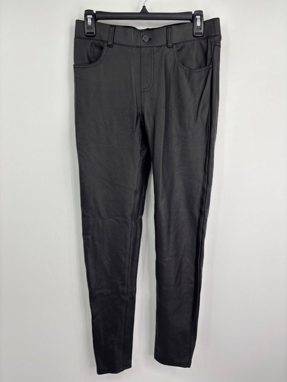 Betabrand Faux Leather Legging Pant Small Black